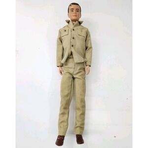 Vintage 1961 Ken #750 Flocked Hair – Wearing Army Uniform – Japan SEE PICS